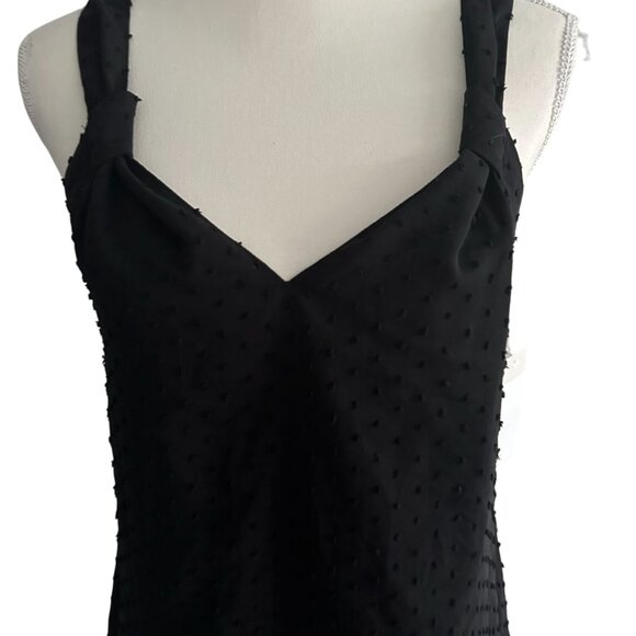 NORDSTROM RACK Black Patterned Tank Top Size Small NEW New with tags - Picture 2 of 7